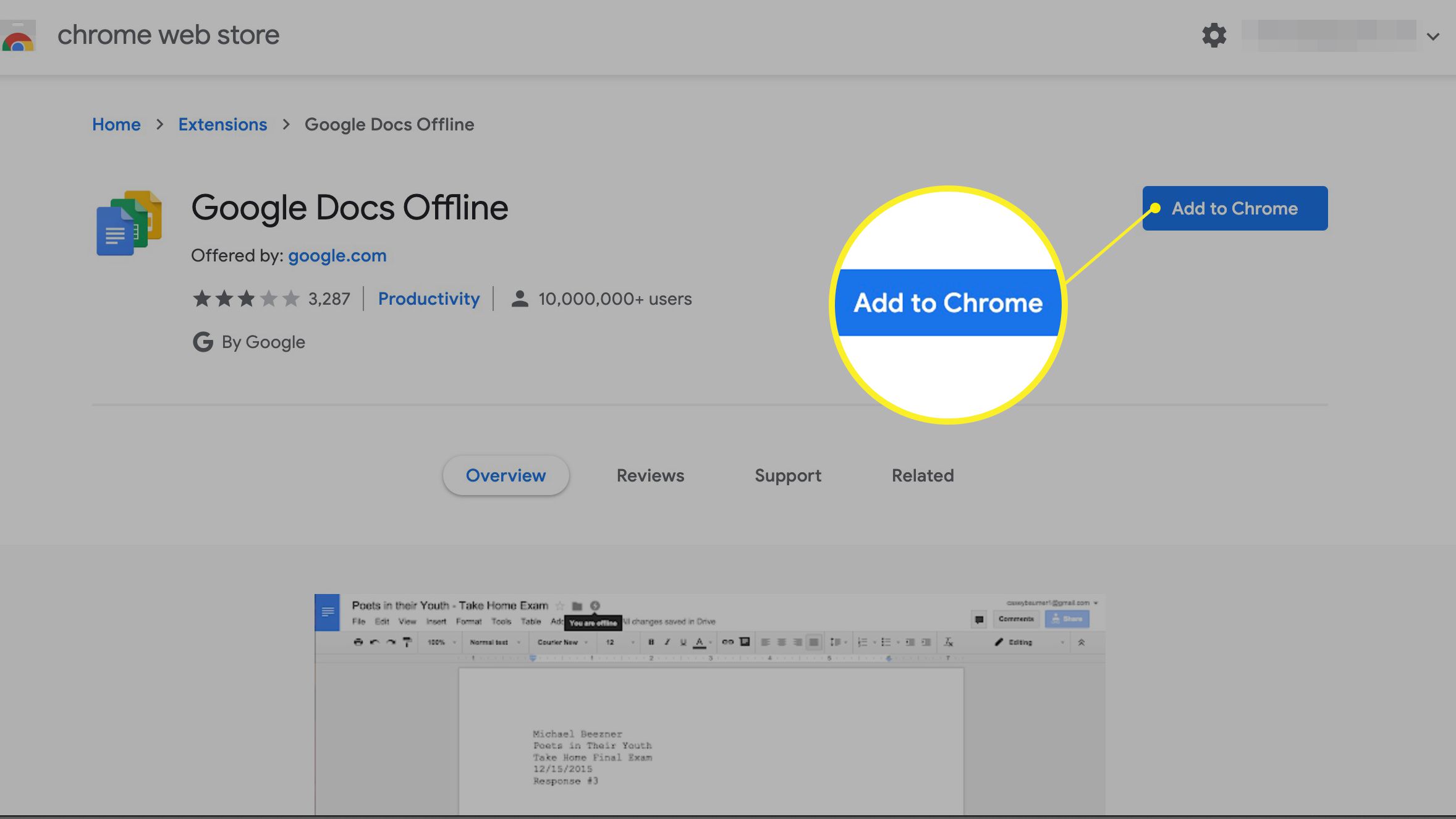 turn on offline sync for google docs mac